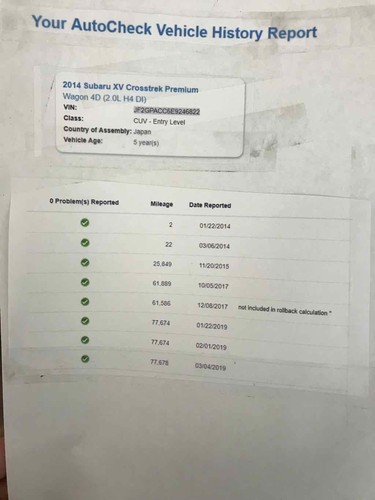 2014 SUBARU XV CROSSTREK Upper Steering Column Intermediate Shaft OEM - Bild 12 von 12