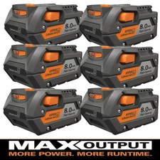 PACK For Ridgid R840087 8.0Ah 6.0Ah Lithium Battery Rigid 18 Volt R840085 Tools