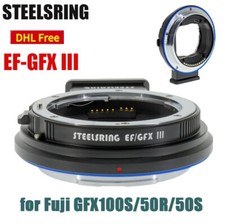 STEELSRING EF-GFX EF/GFX III AF Lens Adapter for Canon EF to Fujifilm GFX Camera