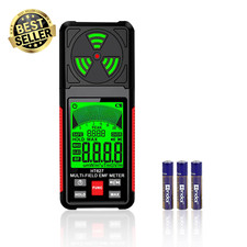 EMF Meter 3-in-1, Portable Radiation Detector for EF, RF, MF, Wifi,Ghost Hunting