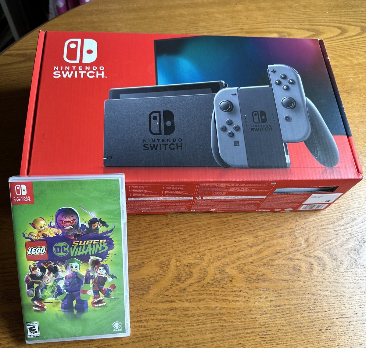 Nintendo Switch Console Gray Joy-Con (2019) BRAND NEW! BUNDLE WITH NEW GAME!