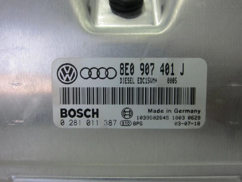 8E0907401J Centralina Motore per AUDI ALLROAD QUATTRO QUATTRO (4B5) 2001 1370457 - Immagine 4 di 4