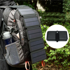 Solar Power Bank Outdoor CampingPortable Cell Phone Charger Panel Waterproof