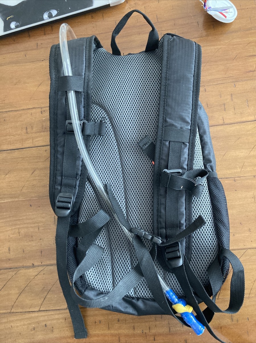 Crane Sports Hydration Gray Hiking Backpack Padded Mesh