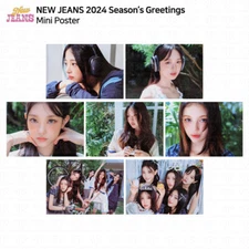 New Jeans 2024 Season's Greetings Mini Poster Minji Hanni Haerin Danielle Hyein