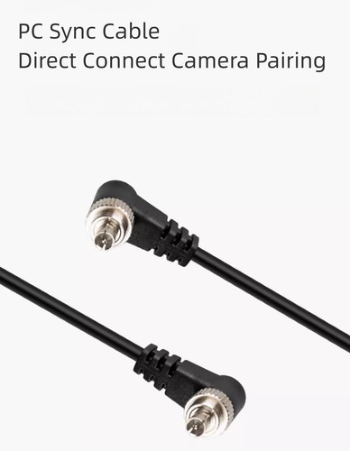 2.5mm To Male Flash PC Sync Cable Camera Flash Trigger Cord 40-100cm for DSLR - Zdjęcie 9 z 15