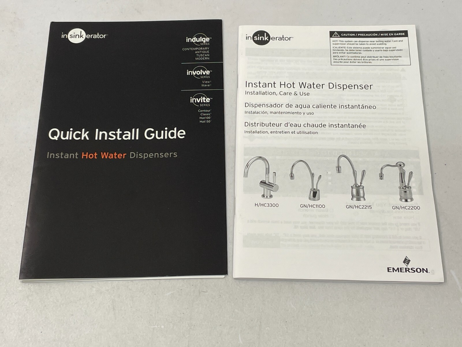 InSinkErator Instant Hot Water Dispenser Brushed Chrome F-GN1100BC READ