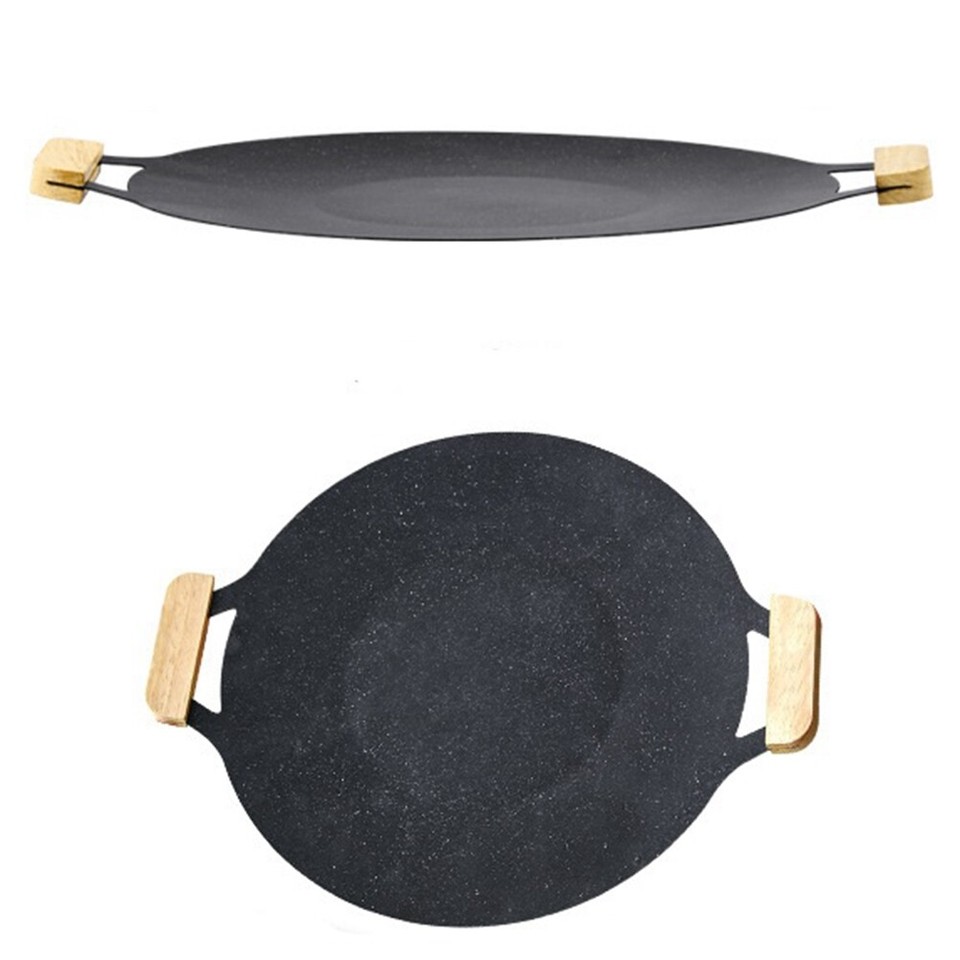 Poêle Coréenne Induction BBQ Poêle à Barbecue En Fonte D'aluminium Avec Revêtement Anti-Adhésif Pour Induction | Poêle à Cuisinière Induction