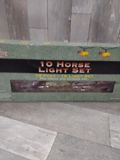 River's Edge Products Horse String Lights 10' Cord 10 Lights Ranch Farm Man Cave