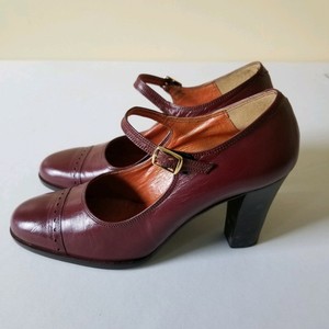 maroon mary janes