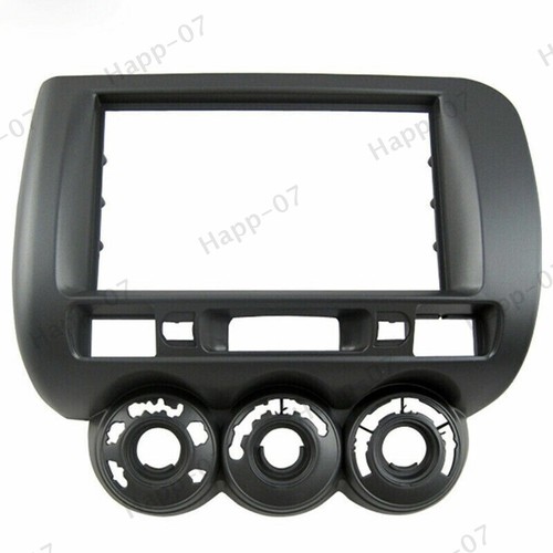 Car Stereo Radio Fascia For Honda Jazz Manual A/C Right Wheel Panel 2 Din Frame - Picture 7 of 8