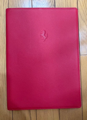 Ferrari Welcome To Ferrari Owner Booklet Poltrona Frau Leather Holder Rare