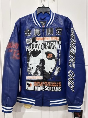 NWT Limited Edition Friday the 13th Large Jason Vorhees Members Only Jacket HTF