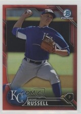2016 Bowman Chrome Prospects Red Refractor 3/5 Ashe Russell #BCP75 fm0