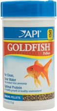GOLDFISH PELLETS Fish Food 4-Ounce Container, Medium, Model:833B