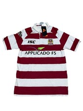 Wigan Warriors Rugby League Jersey Red/White Size XS 100% Cotton