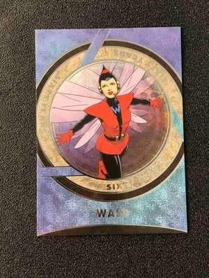 Wasp 2023 Finding Unicorn Marvel Avengers #CC-21 60 Sixty Years Blue 16/25