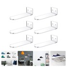 1 Set Floating Shoe Shelves Wall-mounted Shoes Rack Displaying Rack Shoes Stand