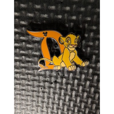 DLR Disneyland Hidden Mickey 2025 Gothic D Characters Simba Disney Pin 170945