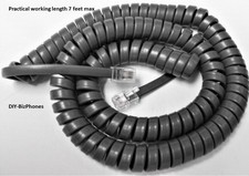 5-Pack Lot Avaya Magix IP-Office Phone Handset Cord 4400 4600 Series Gray 12Ft