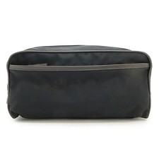 Prada Nylon Clutch Bag Women Black One Size