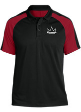 Brunswick Bowling Crown Tournament Polo Black/Red
