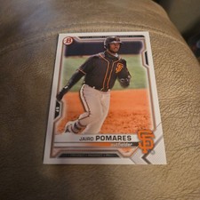 2021 Bowman Draft  Jairo Pomares #BD-45 San Francisco Giants Baseball Card