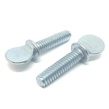 10-32x1/2" Spade Shoulder Type Thumb Screws Zinc Choose Qty