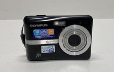 Olympus FE-25 10MP Compact Digital Camera 3x Optical Zoom Black Tested