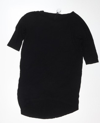 Vero Moda Etuikleid Damen schwarz L Jersey knielang
