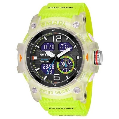 SMAEL Mens Sports Watch Waterproof Quartz Analog Digital Military Wrist Watches 