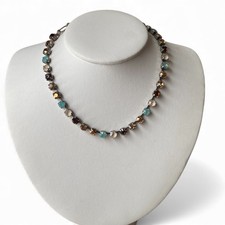 Mariana Everyday Necklace Swarovski Crystal Silver Plated Green Cranberry NWT