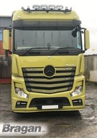 DachträGer + Spot X4 + Leuchten X2 FüR Mercedes Actros MP4 Big Space - Schwarz