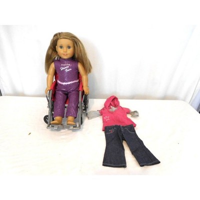 My American Girl Doll Fair Skin Blue Eyes Light Brown Hair 18''  2012 #33 +  +