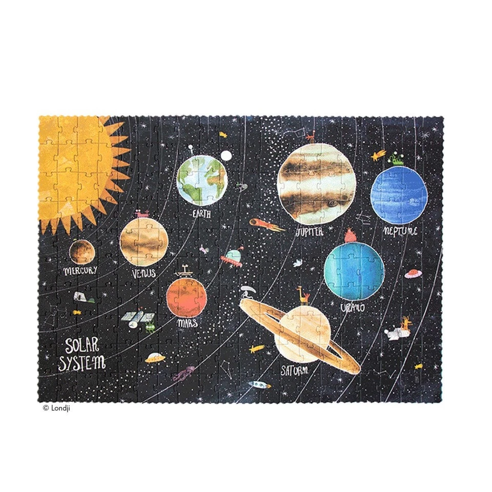 Londji Großes Entdecker-Puzzle Planeten nachtleuchtend 200 Teile