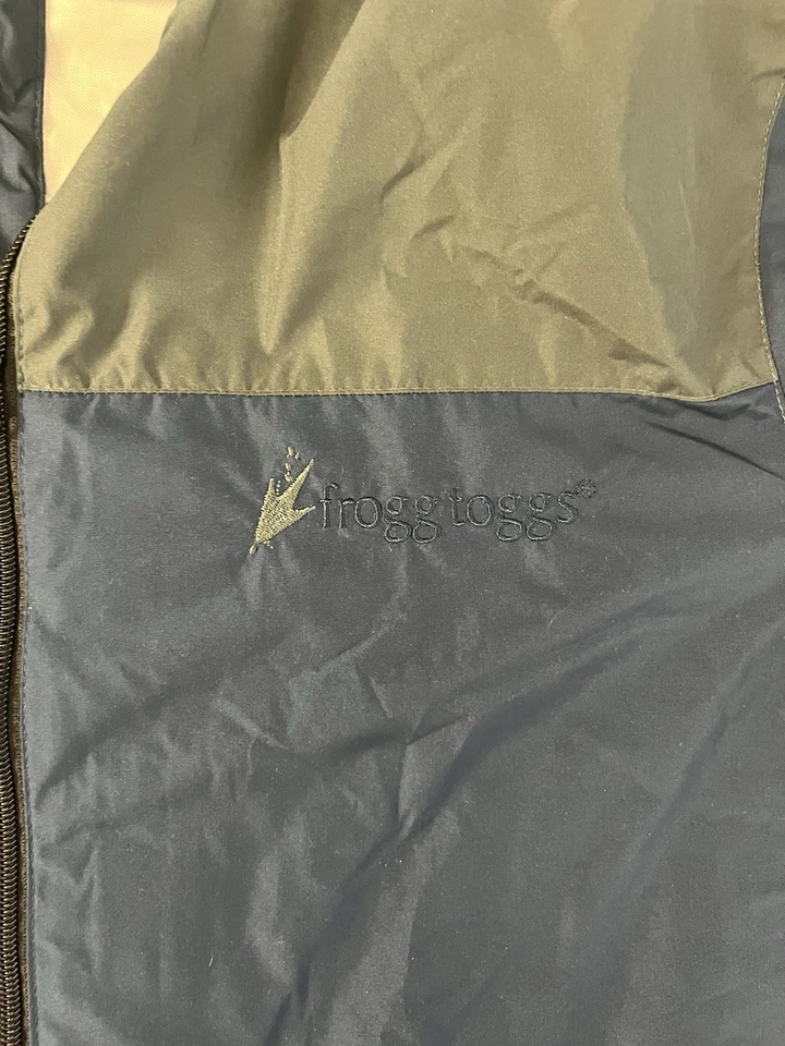 Frogg Toggs Jacket Mens Small/Medium Blue Lightweight Water Wind Resistant 160 - Image 3 of 4