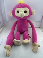 16" Fingerlings Hugs Baby Monkey Boris Interactive Plush Softies Stuffed Pink