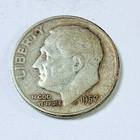 1957-D Roosevelt Dime 90% Silver Coin Circulated Coin #6206