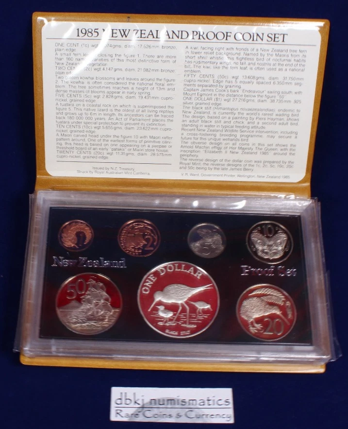 ニュージーランド 1ドル銀貨 1981年 1985年 2枚セット ニュージーランド 1ドル銀貨 1981年 1985年 2枚セット 2枚セット