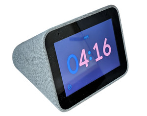 Lenovo Google Smart Clock Essential CD-24501F (Hemp Gray) w/ Power Cord, Tested