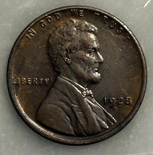 1928-D Wheat Cent - XF - Extremely Fine