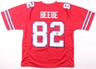 Don Beebe / Autographed Buffalo Bills Red Custom Football Jersey / JSA