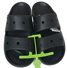Crocs Classic Sandal v2 NWT Black 209403-001 Men's Size 5 Women's Size 7 Slides