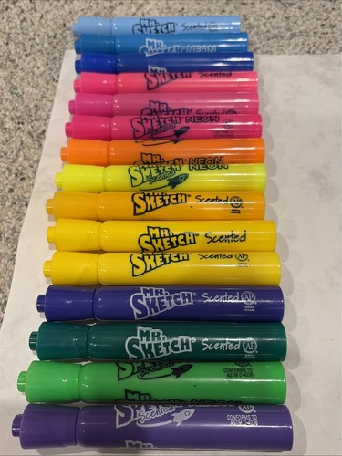 Mr. Sketch Scented Marker Lot Of 15 Gently Used Markers