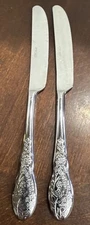 2 Set Pioneer Woman Mazie Floral Flatware Kitchen Knife Stainless 9.75 In
