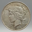 Peace Dollar 1923 90% Silver Ungraded Circulated Coin