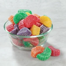 ASSORTED FRUIT JELLY SLICES CANDY - 2lb - BULK - Tasty, Fresh & SHIPS FREE