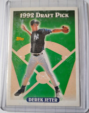 Topps 1993 Topps Derek Jeter #98 New York Yankees Draft Pick Baseball Card