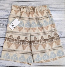 Bermuda pantaloncino uomo Zara geometrico stampa jacquard small 