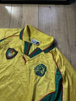 Vintage 1998/99 CAMEROON AWAY SHIRT (XL) PUMA Rare | eBay
